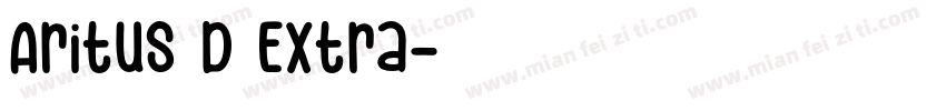 Aritus D Extra字体转换